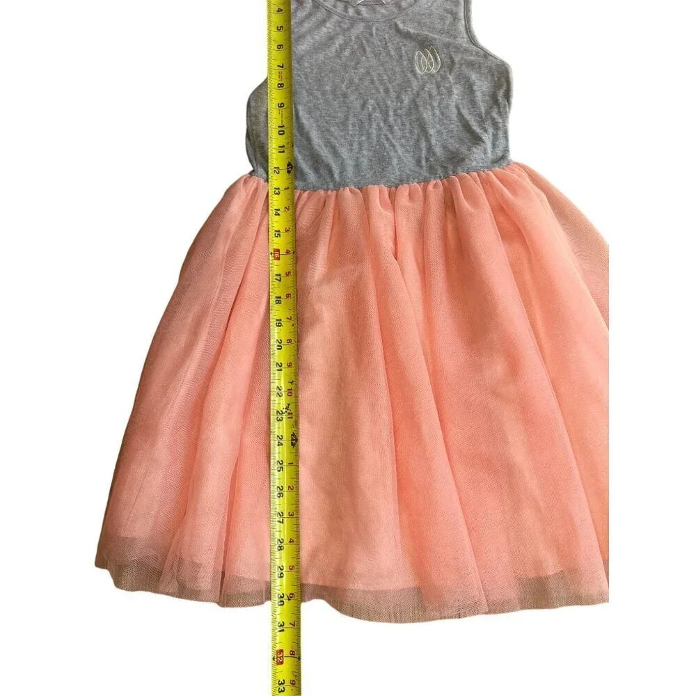 Sean John Girls Faux Leather Jacket & Tulle Dress Set Size M Peach Color